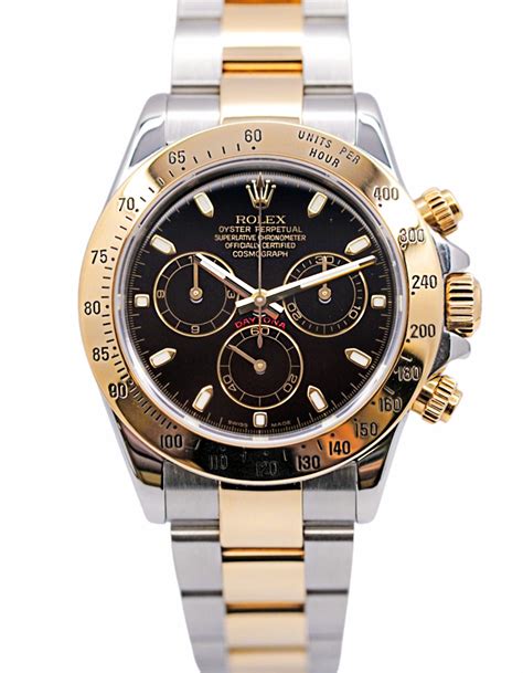 rolex daytona 116523 steel & gold|rolex daytona two tone price.